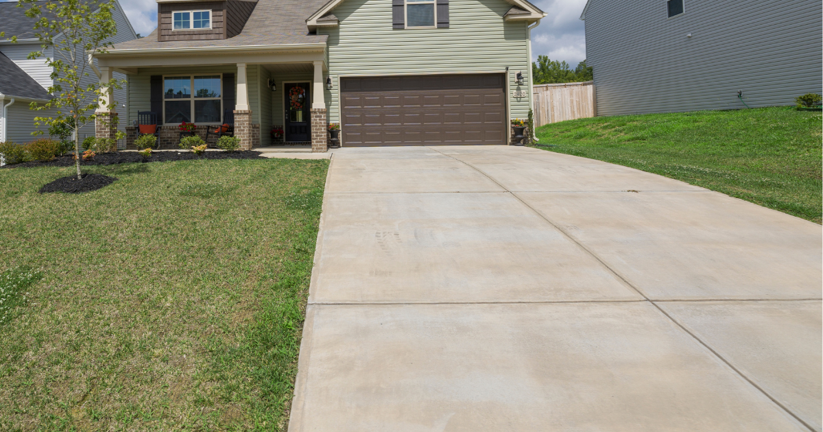driveway garage entrance