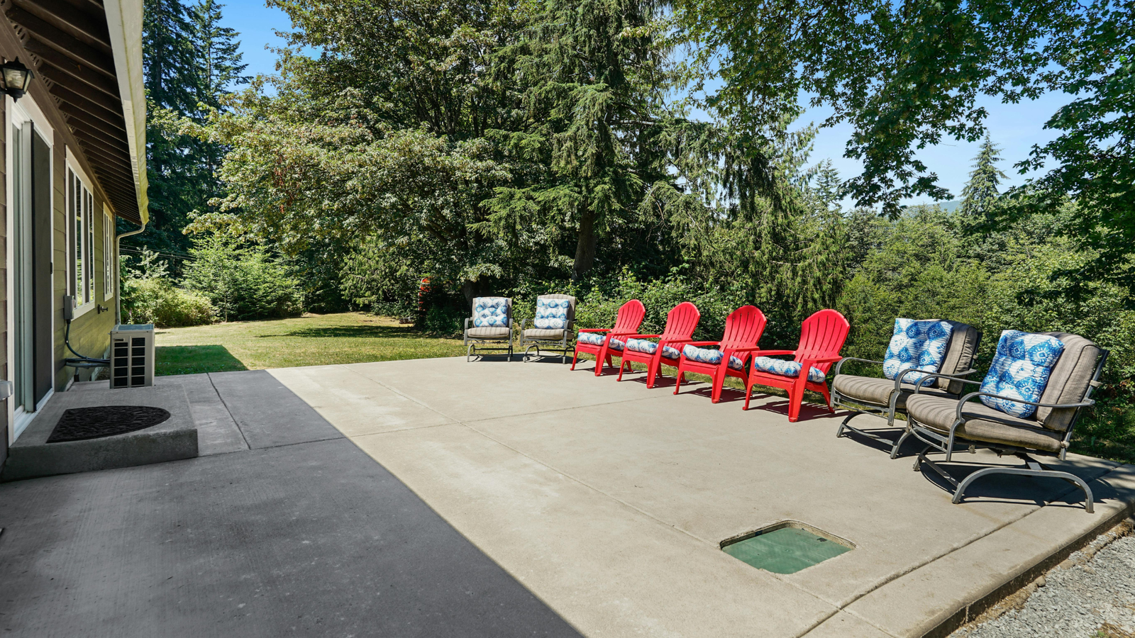 backyard concrete patio installed by experts